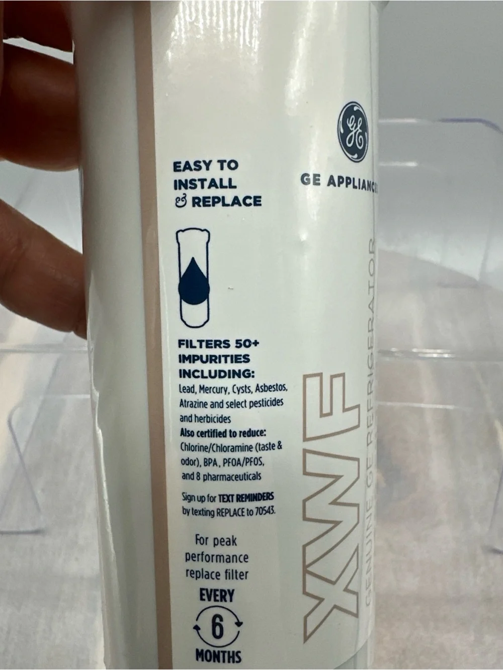 GE XWF Refrigerator Water Filter - Blue